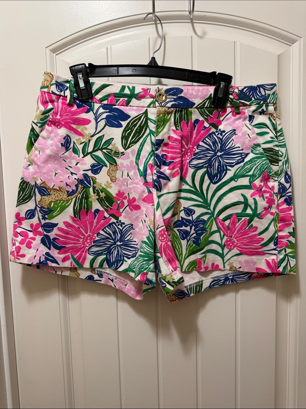 Lilly Pulitzer Callahan Shorts “Monkey Business” print ~ size 12 ~ EUC